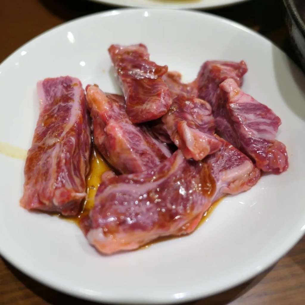 ユーザーが投稿した切り落としカルビの写真 - 実際訪問したユーザーが直接撮影して投稿した神辺町肉料理焼肉 河相の写真