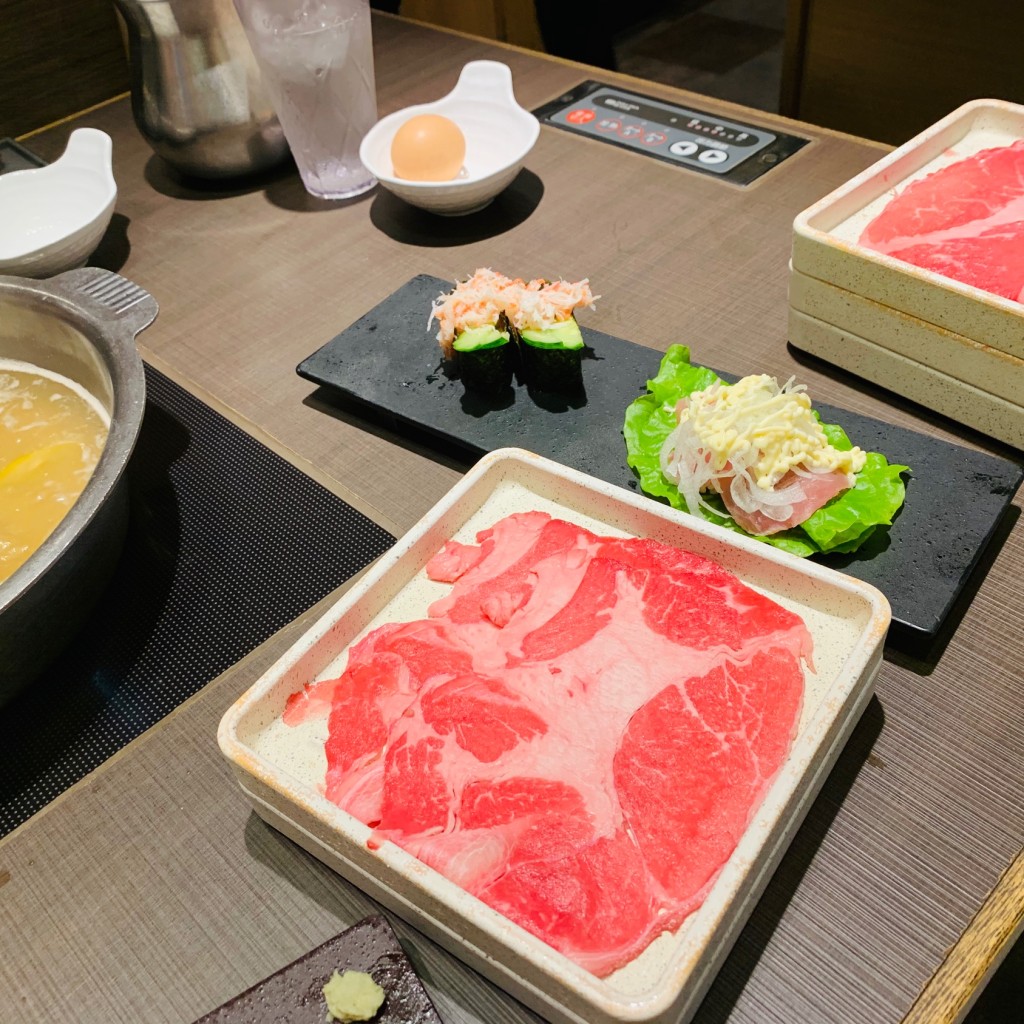 ユーザーが投稿した牛寿司の写真 - 実際訪問したユーザーが直接撮影して投稿した下長山町しゃぶしゃぶゆず庵 豊川店の写真
