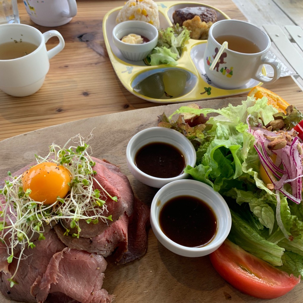 ユーザーが投稿したLunchローストビーフの写真 - 実際訪問したユーザーが直接撮影して投稿した国府町井戸カフェバースブック珈琲 国府店の写真