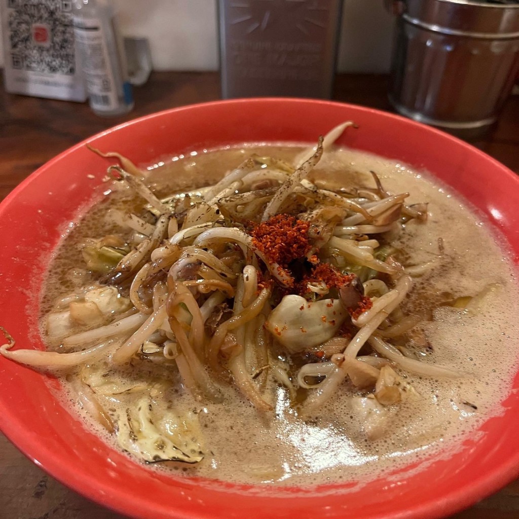ユーザーが投稿したばかタレ味噌の写真 - 実際訪問したユーザーが直接撮影して投稿した仙川町ラーメン / つけ麺ばかたれの写真
