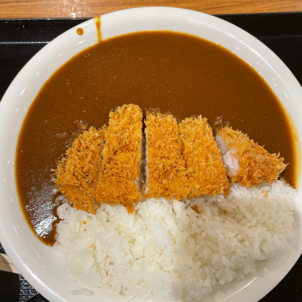 ユーザーが投稿したカツカレーの写真 - 実際訪問したユーザーが直接撮影して投稿した砂とんかつ豚屋とん一 イオンモール四條畷店の写真