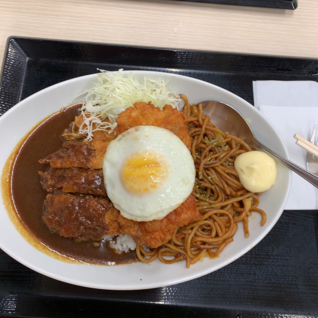 ユーザーが投稿したチキンカツカレーの写真 - 実際訪問したユーザーが直接撮影して投稿した片山とんかつかつや 愛媛今治店の写真