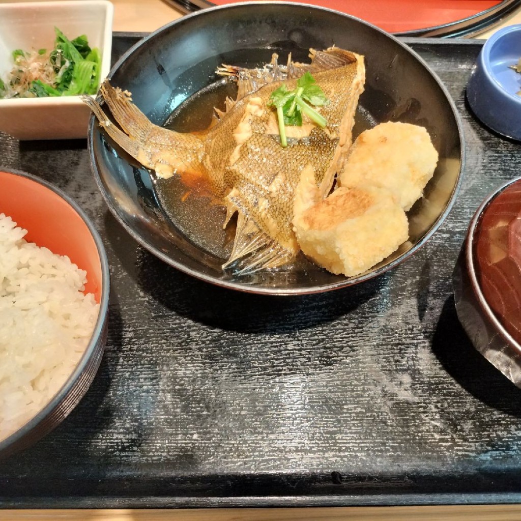 ユーザーが投稿した煮魚定食の写真 - 実際訪問したユーザーが直接撮影して投稿した城山町寿司すし屋 銀蔵 VAL小山店の写真