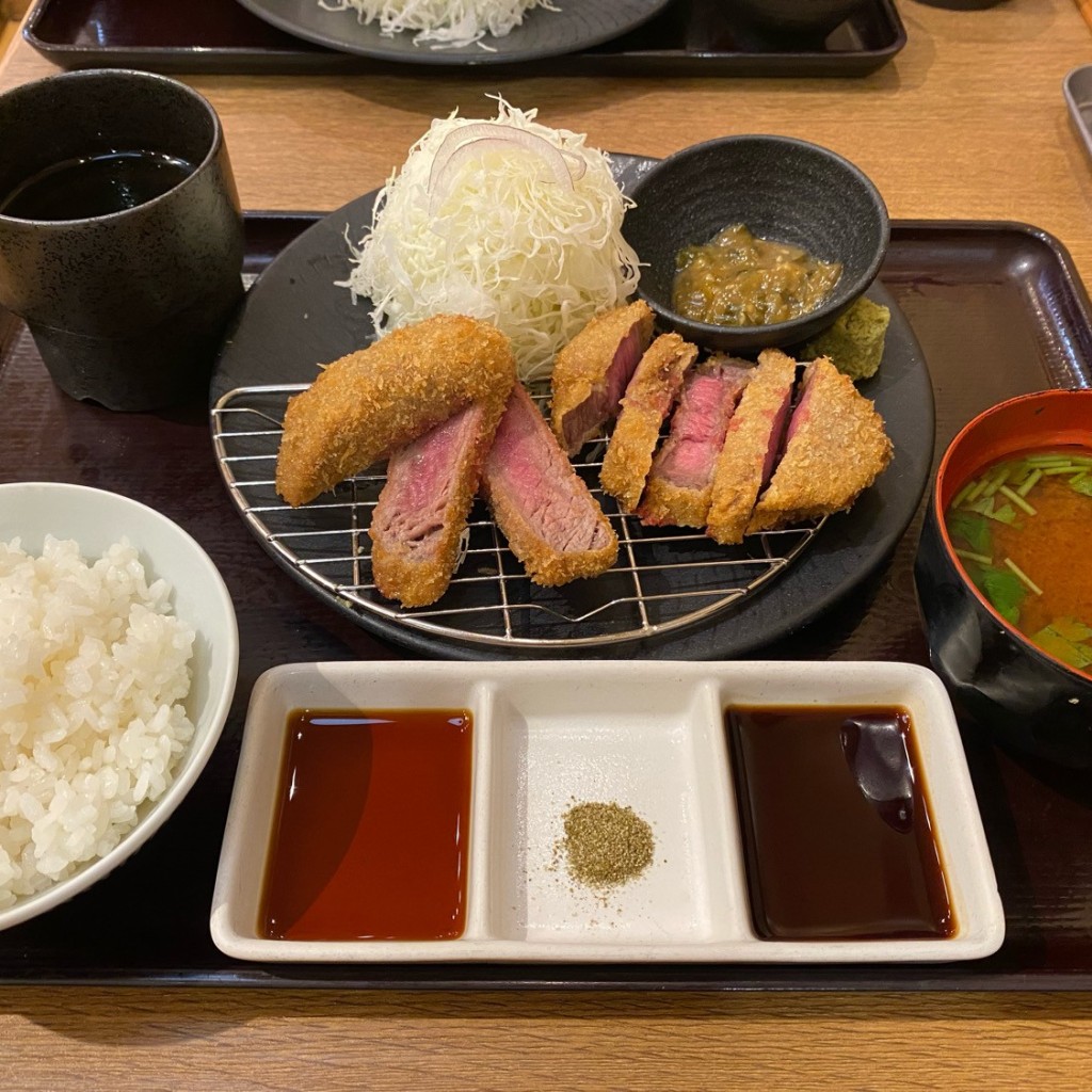 mamechan_さんが投稿した戸崎町牛かつのお店牛カツ京都勝牛 イオンモール岡崎店/ギュウカツキョウトカツギュウ イオンモールオカザキテンの写真