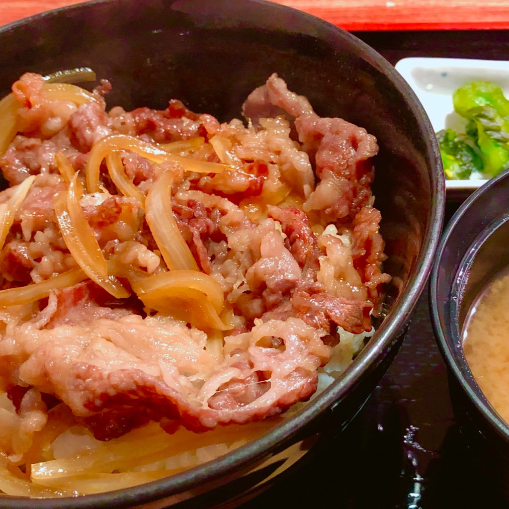 ユーザーが投稿した近江牛丼の写真 - 実際訪問したユーザーが直接撮影して投稿した元浜町居酒屋笑楽屋ごちの写真