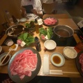 豚肉鍋 - 実際訪問したユーザーが直接撮影して投稿した立町鍋北海道めんこい鍋くまちゃん温泉広島安芸の湯の写真のメニュー情報