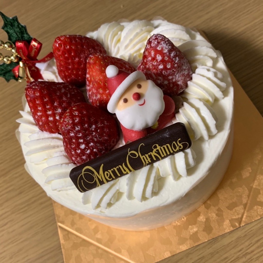 ユーザーが投稿したクリスマスケーキの写真 - 実際訪問したユーザーが直接撮影して投稿した宮坂スイーツICHIMANの写真