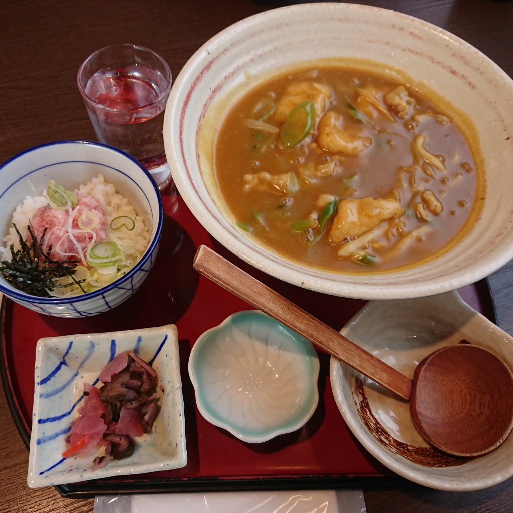 ユーザーが投稿したカレーお好みLunch皿の写真 - 実際訪問したユーザーが直接撮影して投稿した小割通和食 / 日本料理和食麺処サガミ 土古店の写真
