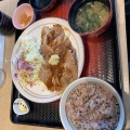 [定食]豚肩ロースの生姜焼き - 実際訪問したユーザーが直接撮影して投稿した木曽川町外割田定食屋大戸屋 一宮木曽川店の写真のメニュー情報