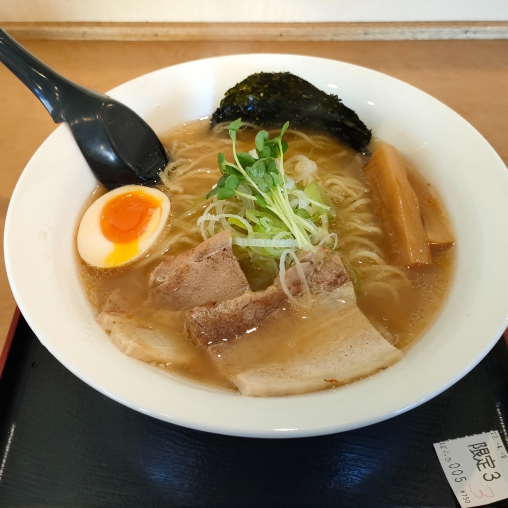 ユーザーが投稿した鮮魚出汁ラーメンの写真 - 実際訪問したユーザーが直接撮影して投稿した北目ラーメン / つけ麺いばらきの写真