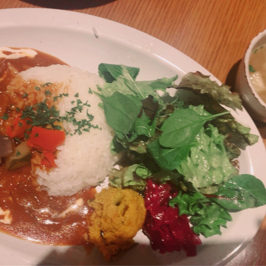 ユーザーが投稿したLハヤシライスプレートの写真 - 実際訪問したユーザーが直接撮影して投稿した西新宿カフェH.Q.CAFE 新宿店の写真