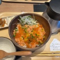 実際訪問したユーザーが直接撮影して投稿した羽田空港和食 / 日本料理こめらく 贅沢な、お茶漬け日和。 羽田空港第2ターミナル店の写真