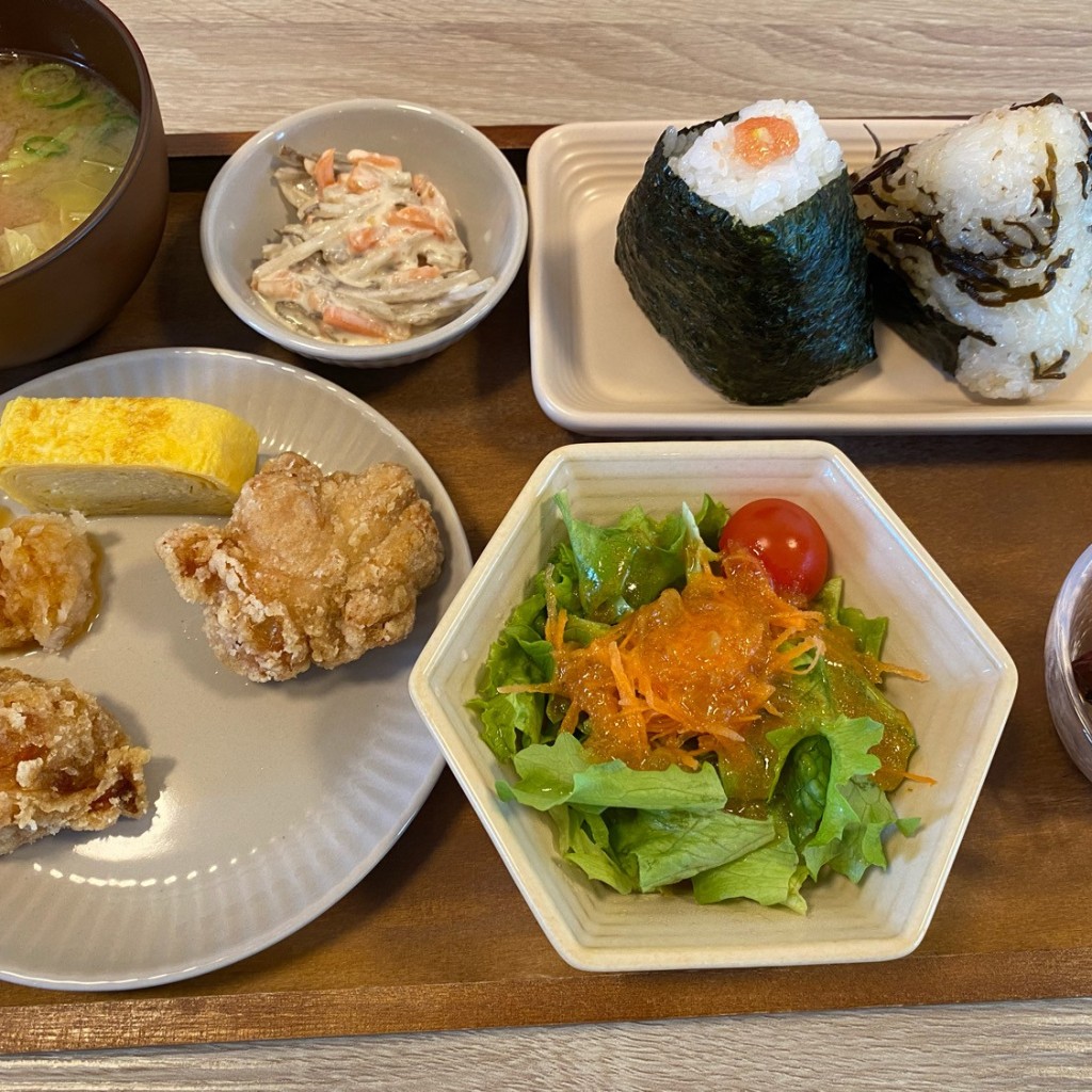 実際訪問したユーザーが直接撮影して投稿した小原西カフェおにぎりカフェ 山の港の写真