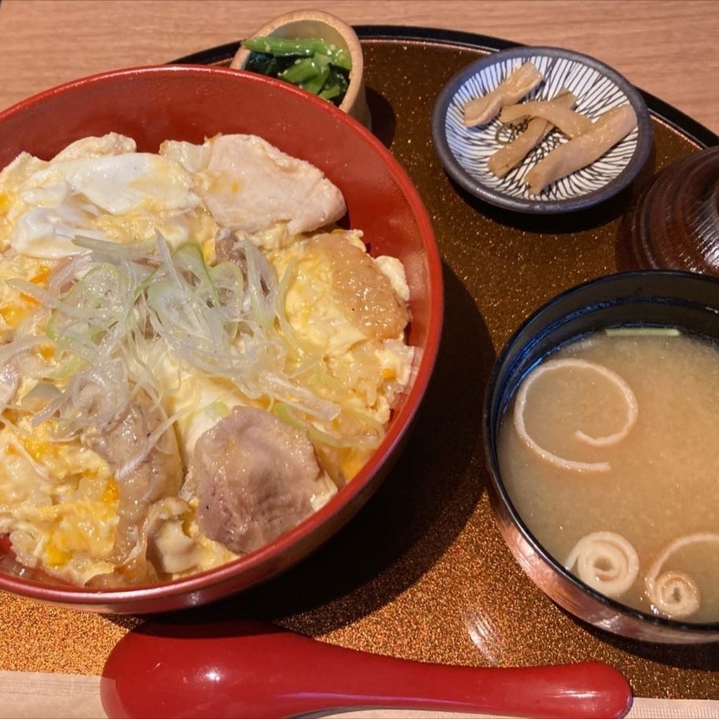 ユーザーが投稿したLunch塩親子丼の写真 - 実際訪問したユーザーが直接撮影して投稿した港南焼鳥品川 今井屋本店の写真