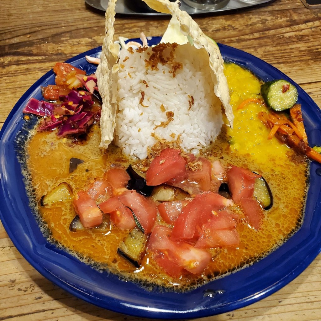 ユーザーが投稿した季節の野菜カレーの写真 - 実際訪問したユーザーが直接撮影して投稿した肴町アジア / エスニックララカレーハママツの写真
