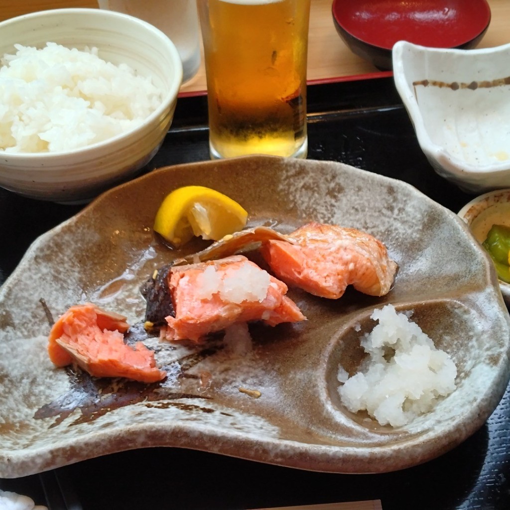 ユーザーが投稿した週替わり焼き魚定食の写真 - 実際訪問したユーザーが直接撮影して投稿した西五反田居酒屋話食よしの写真