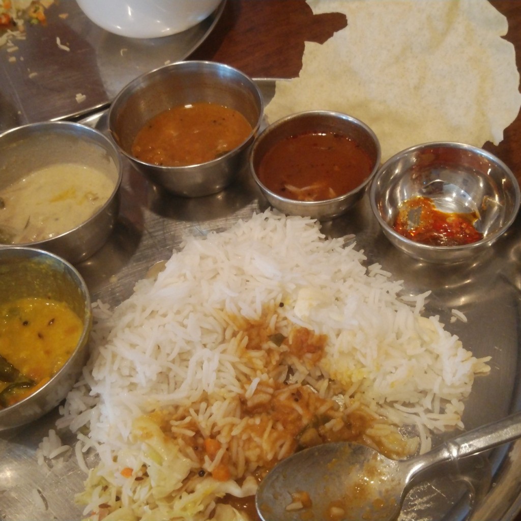 ユーザーが投稿したランチCセットの写真 - 実際訪問したユーザーが直接撮影して投稿した箱田インド料理南インド料理 スリクウリメスの写真