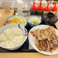 アンガス牛焼肉W定食 - 実際訪問したユーザーが直接撮影して投稿した中洲牛丼松屋 中洲店の写真のメニュー情報