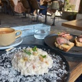 CreamRisotto+HomemadeSoup - 実際訪問したユーザーが直接撮影して投稿した強羅カフェCOFFEE CAMPの写真のメニュー情報