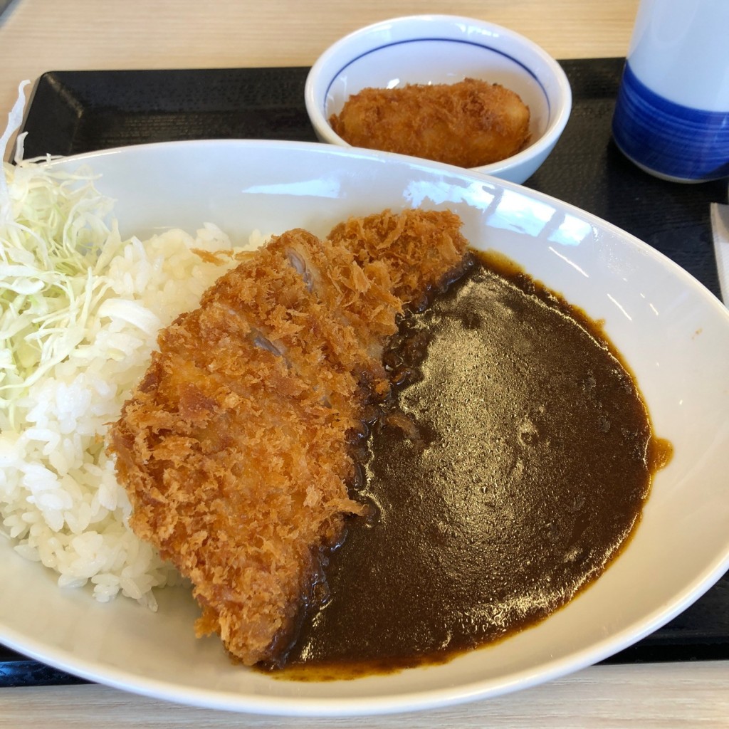 ユーザーが投稿したカツカレー(梅)の写真 - 実際訪問したユーザーが直接撮影して投稿した小牧原新田とんかつかつや 愛知小牧原店の写真