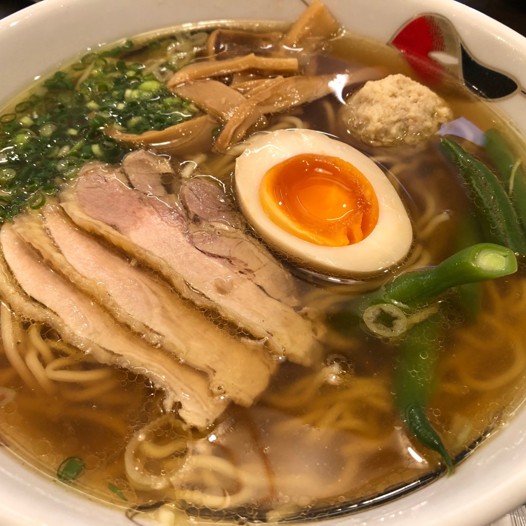 ユーザーが投稿したシャモラーメンの写真 - 実際訪問したユーザーが直接撮影して投稿した鉄炮町定食屋新川の写真