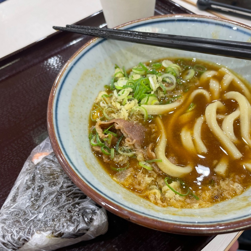 ユーザーが投稿したカレーうどんの写真 - 実際訪問したユーザーが直接撮影して投稿した大森北うどん麦まる 大森イトーヨーカドー店の写真