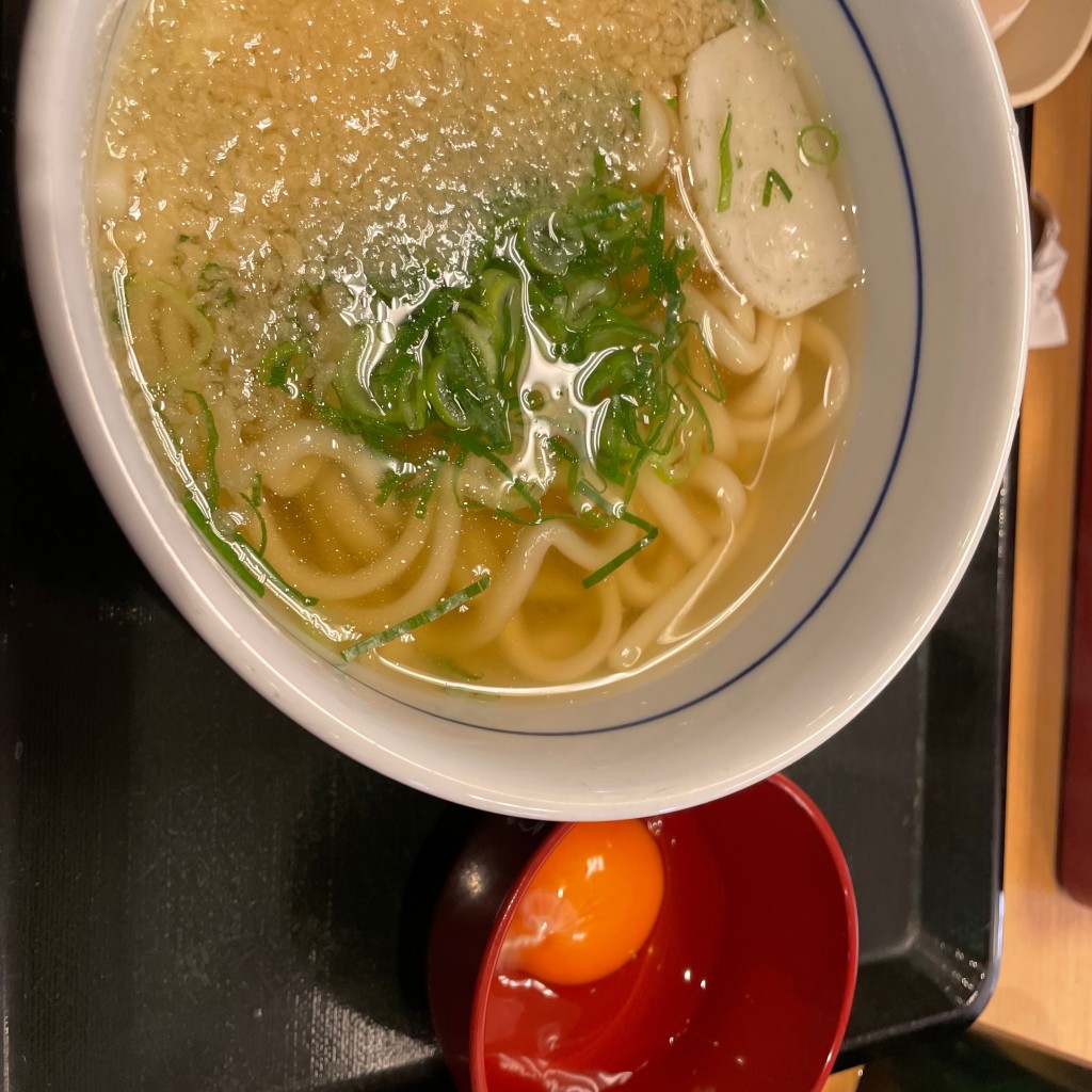 ユーザーが投稿したはいからうどん、こだわりたまごセットの写真 - 実際訪問したユーザーが直接撮影して投稿した大日東町丼ものなか卯 イオンモール大日店の写真