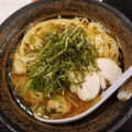 実際訪問したユーザーが直接撮影して投稿した鳥居町ラーメン / つけ麺濃厚鶏ソバ 麺 ザ クロの写真