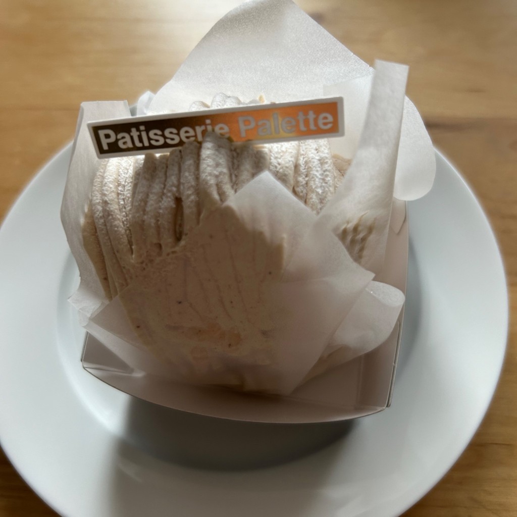 ユーザーが投稿したフランス産マロンの極上モンブランの写真 - 実際訪問したユーザーが直接撮影して投稿した西渋川ケーキパレット 草津エイスクエア店の写真