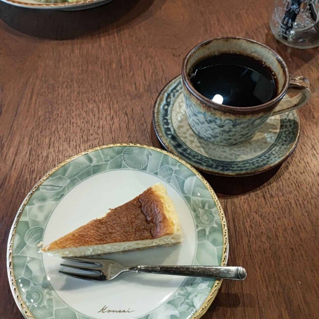 ユーザーが投稿したケーキセットの写真 - 実際訪問したユーザーが直接撮影して投稿した元町カフェcafe 二軒堂の写真