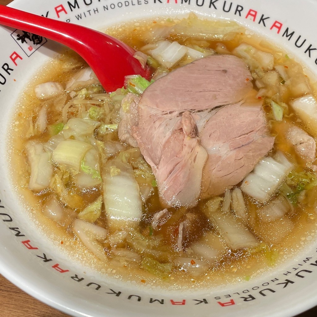 ユーザーが投稿したおいしいラーメンの写真 - 実際訪問したユーザーが直接撮影して投稿したラーメン専門店どうとんぼり神座 青藍 UMEDA FOOD HALL店の写真