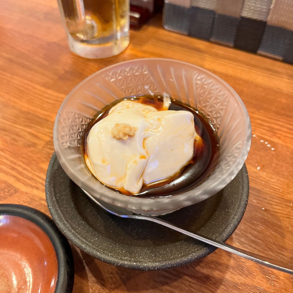 ユーザーが投稿したじーまみ豆腐の写真 - 実際訪問したユーザーが直接撮影して投稿した泉崎居酒屋わたんじ通堂町の写真