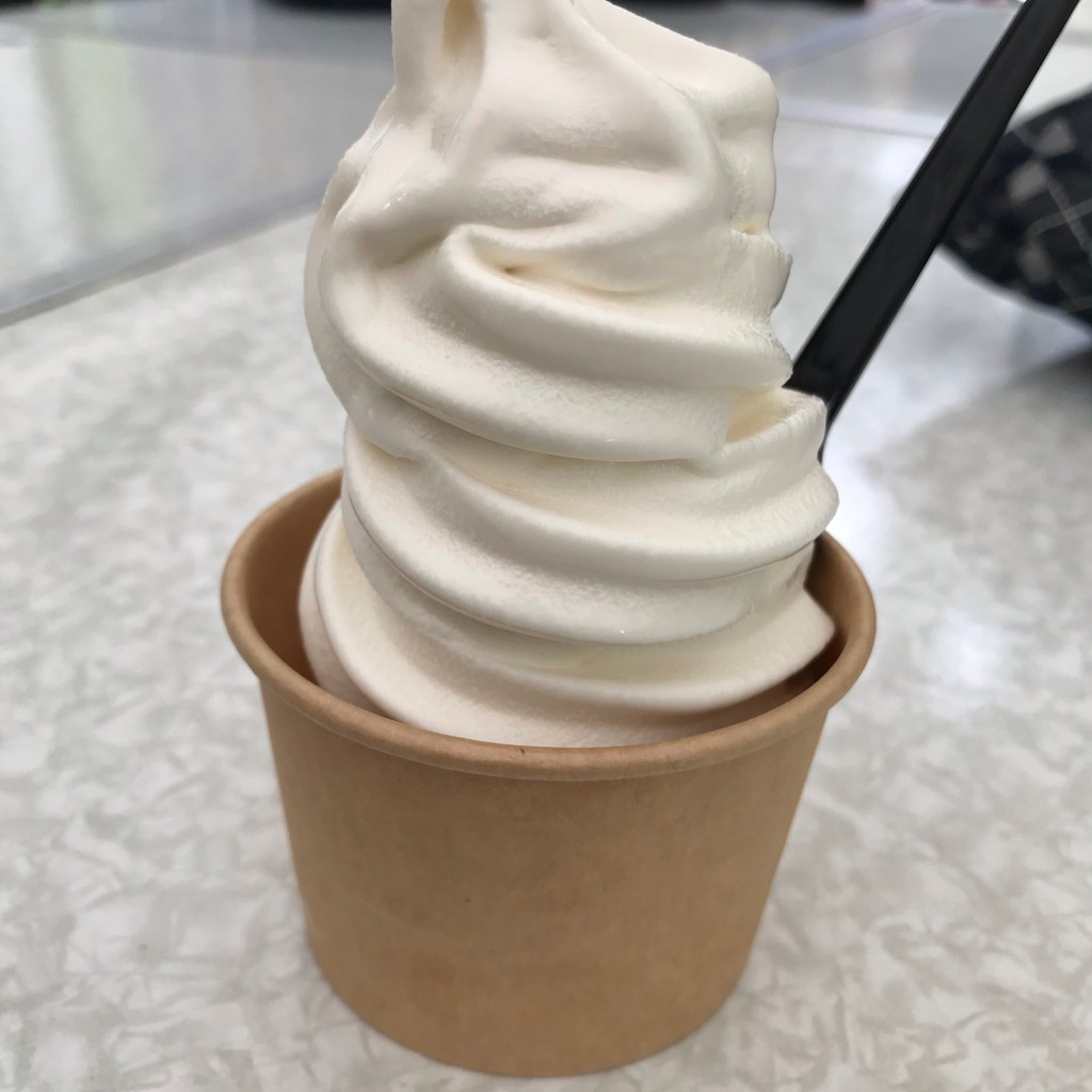 ユーザーが投稿したジャージー牛乳ソフトクリーム ひるぜんミルクの写真 - 実際訪問したユーザーが直接撮影して投稿した蒜山下福田かき氷塩釜堂の写真