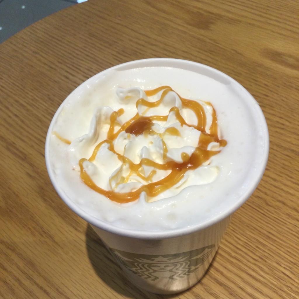 ユーザーが投稿したキャラメル アーモンド ミルクの写真 - 実際訪問したユーザーが直接撮影して投稿した南沢カフェスターバックスコーヒー イオンモール東久留米店の写真