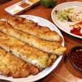 海鮮チヂミ - 実際訪問したユーザーが直接撮影して投稿した深川韓国料理マニモゴの写真のメニュー情報