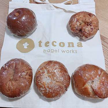 超小麦粉好きさんが投稿した富ヶ谷ベーグルのお店テコナ ベーグルワークス/tecona bagel worksの写真