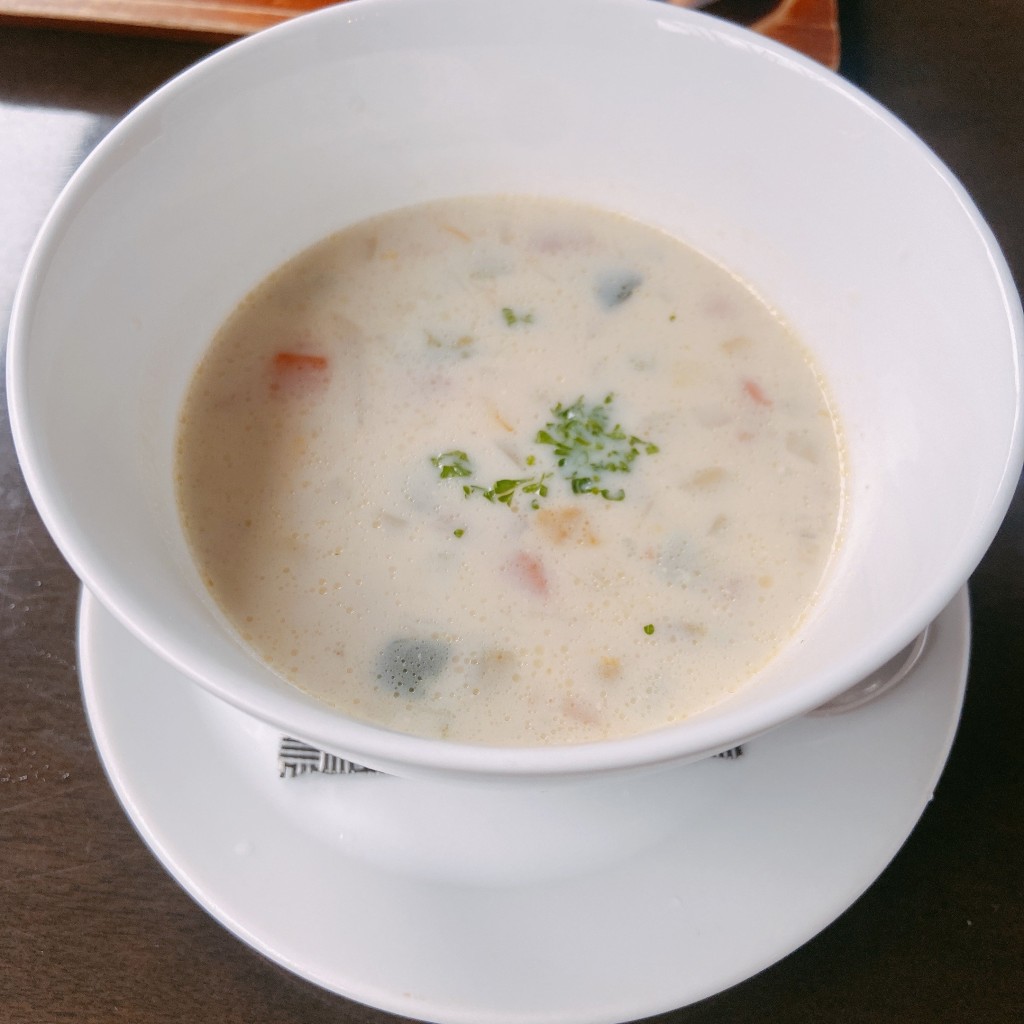 ユーザーが投稿した本日のスープの写真 - 実際訪問したユーザーが直接撮影して投稿した長倉フレンチCERCLE ONLINEの写真