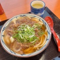 肉かけうどん - 実際訪問したユーザーが直接撮影して投稿した寺村町うどん丸亀製麺 三田店の写真のメニュー情報