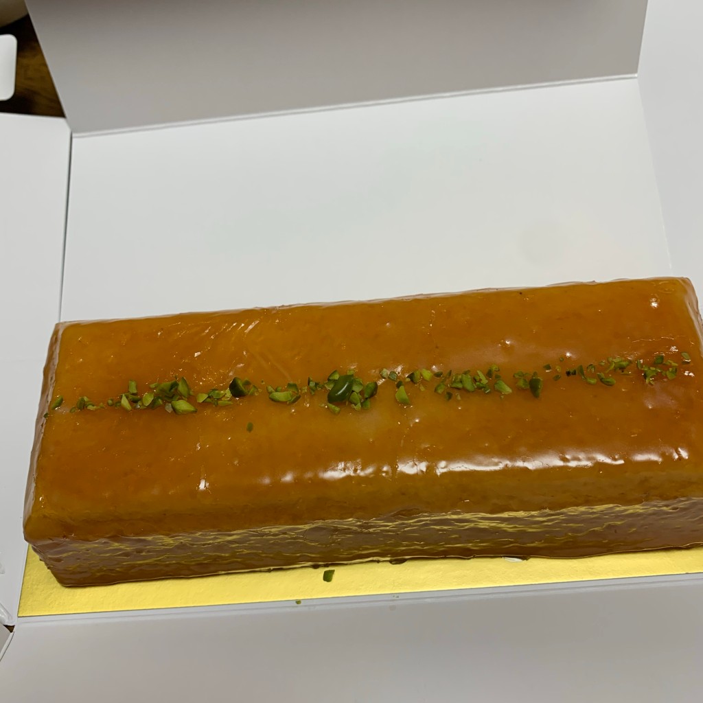 ユーザーが投稿したオレンジパウンドケーキの写真 - 実際訪問したユーザーが直接撮影して投稿した等々力スイーツAU BON VIEUX TEMPSの写真