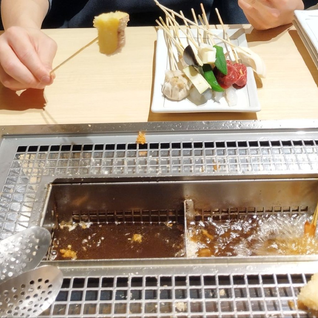 ユーザーが投稿した平日 夜 男性の写真 - 実際訪問したユーザーが直接撮影して投稿した大和田焼鳥串揚げビュッフェ 串膳の写真