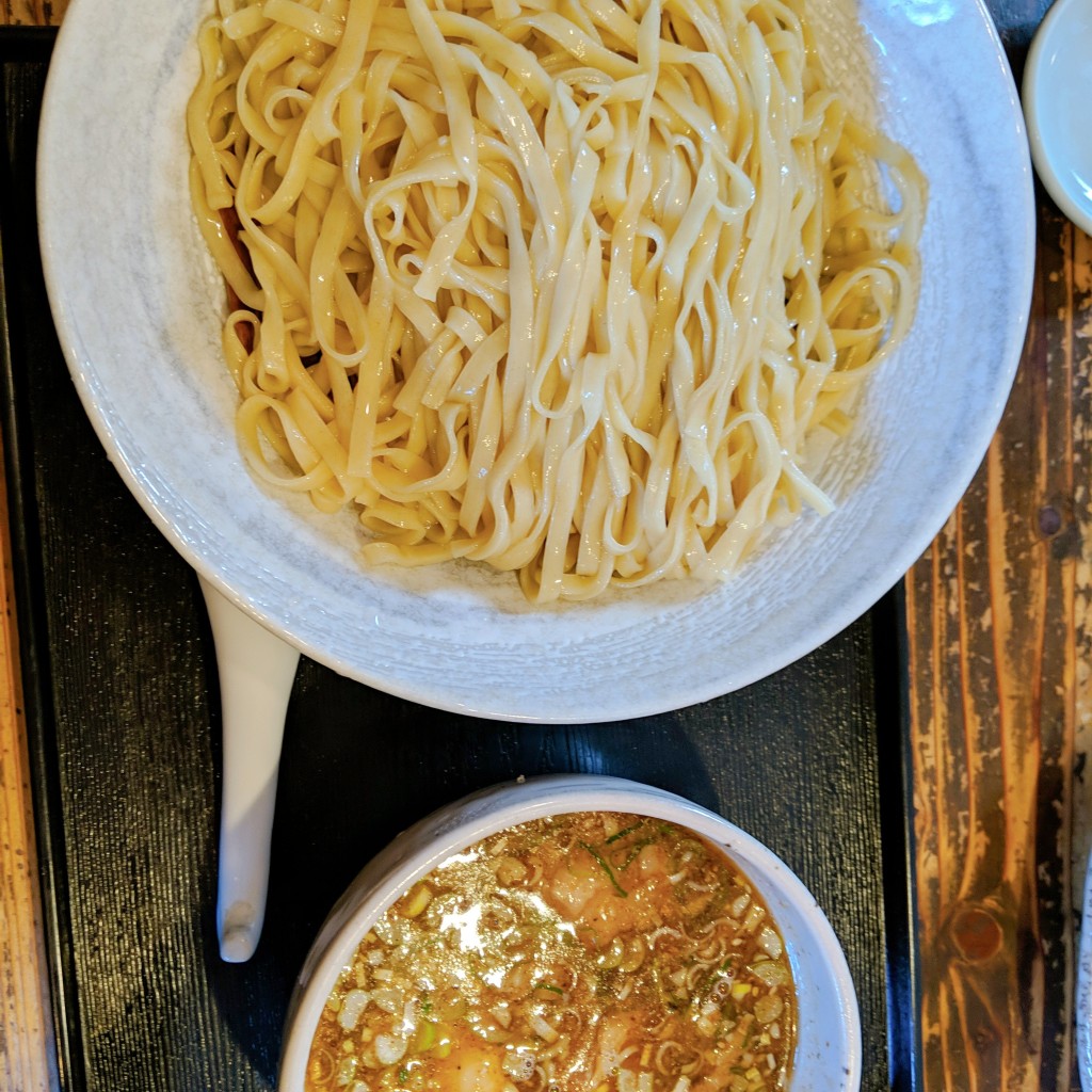 ユーザーが投稿した味噌味玉つけ麺の写真 - 実際訪問したユーザーが直接撮影して投稿した中曽根町ラーメン専門店りょう花 伊予三島店の写真