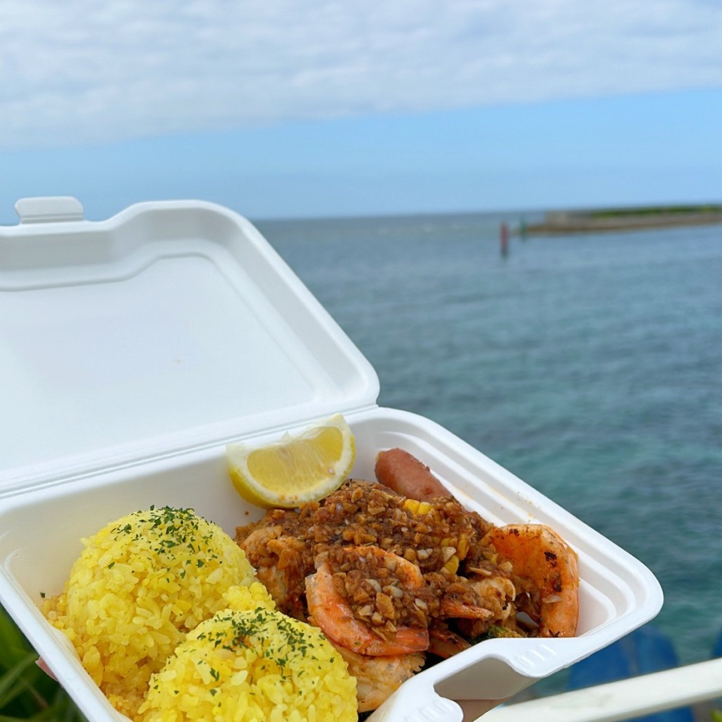 実際訪問したユーザーが直接撮影して投稿した安谷屋アメリカ料理KAI HARU Cajun shrimp okinawaの写真