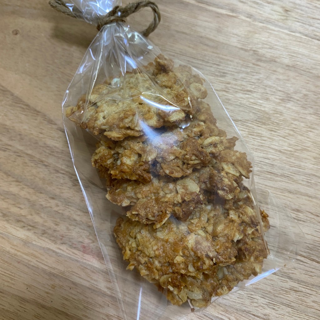 ユーザーが投稿したオートミールのクッキーの写真 - 実際訪問したユーザーが直接撮影して投稿した西京極徳大寺団子田町カフェハナホウカフェの写真