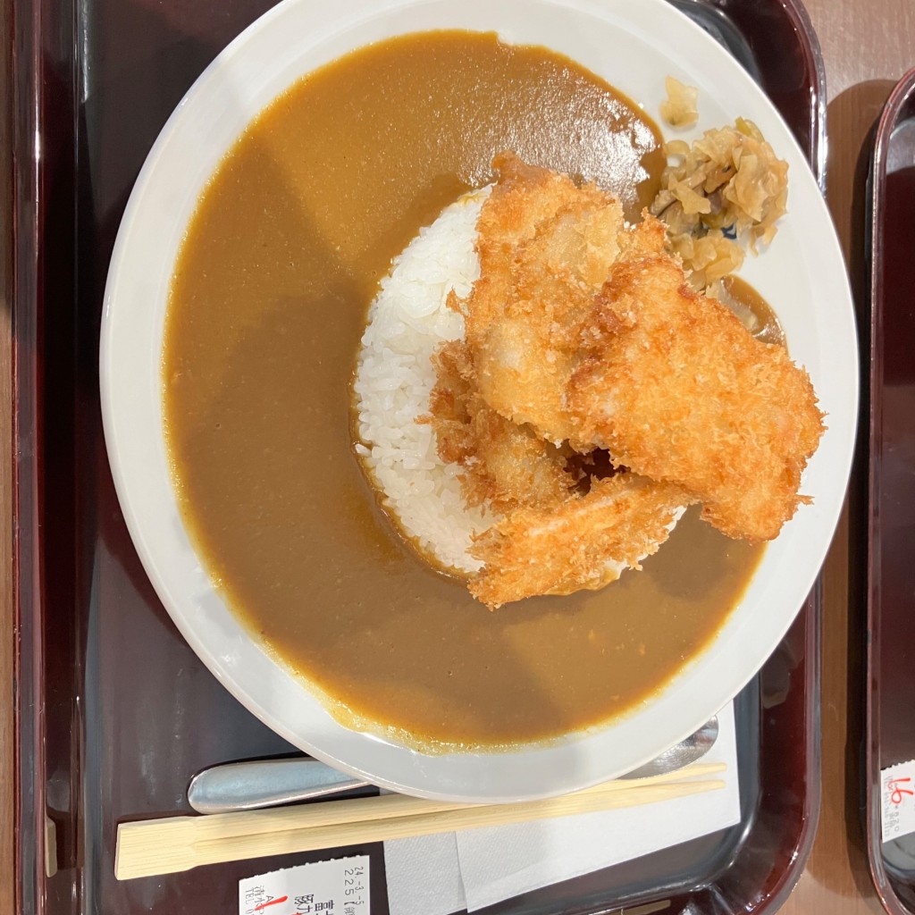 ユーザーが投稿した富士山 富士山 豚カツカレー 豚カツカレーの写真 - 実際訪問したユーザーが直接撮影して投稿した小河内丼もの大かまど飯 丼ぶり 寅福 NEOPASA清水店の写真