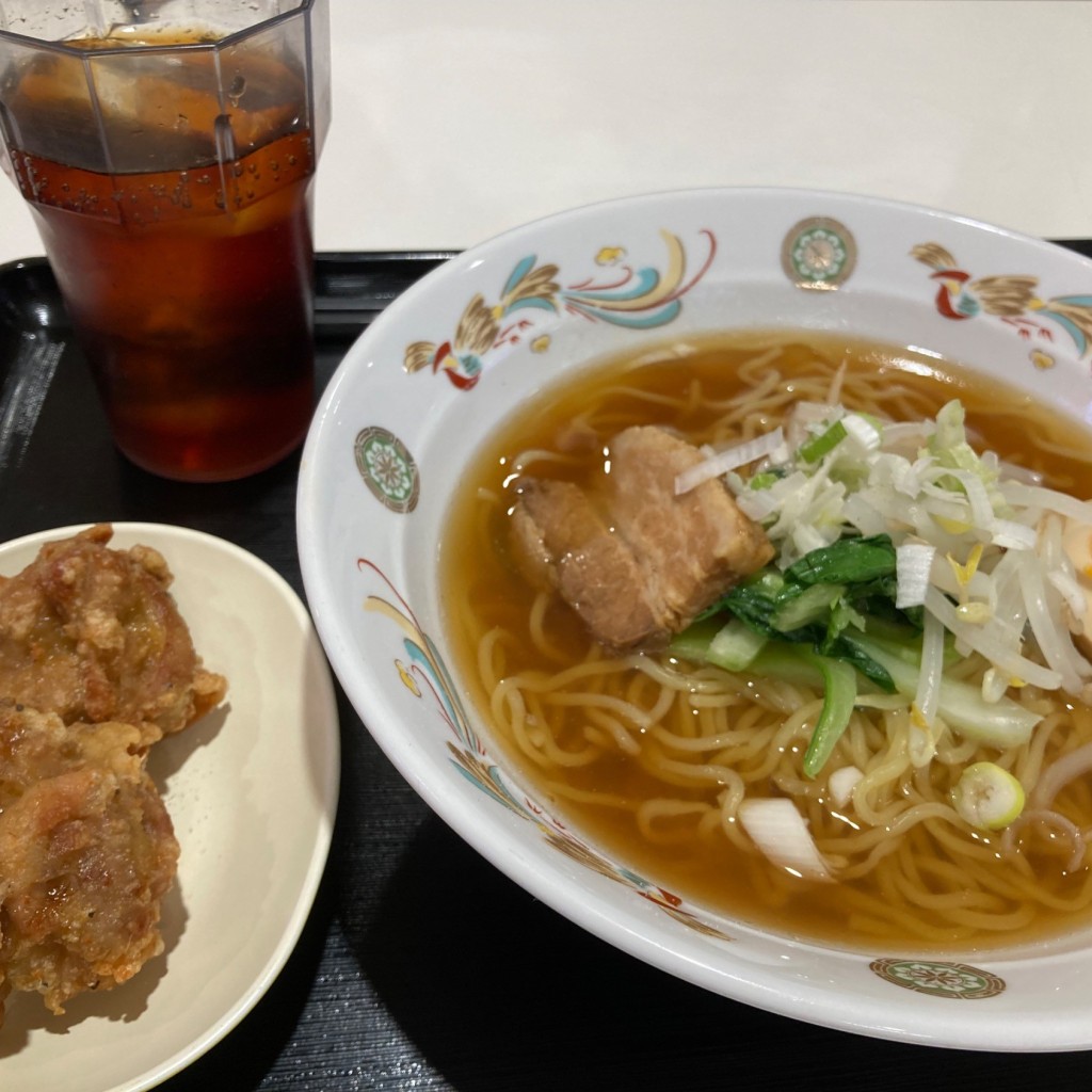 ユーザーが投稿した醤油ラーメンの写真 - 実際訪問したユーザーが直接撮影して投稿した柏井町中華料理中華あんかけ専門店 輝き イオン春日井店の写真