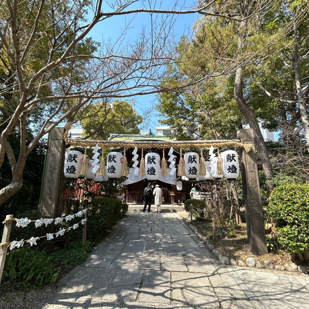 実際訪問したユーザーが直接撮影して投稿した茶臼山町神社注連柱の写真