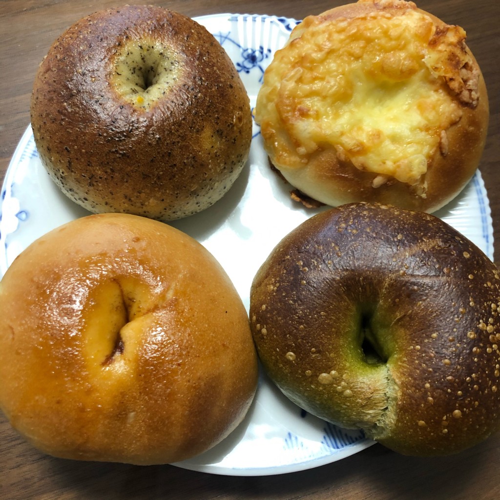 ユーザーが投稿したはちみつクリームチーズの写真 - 実際訪問したユーザーが直接撮影して投稿した倉坂ベーグルコナ モーレの写真