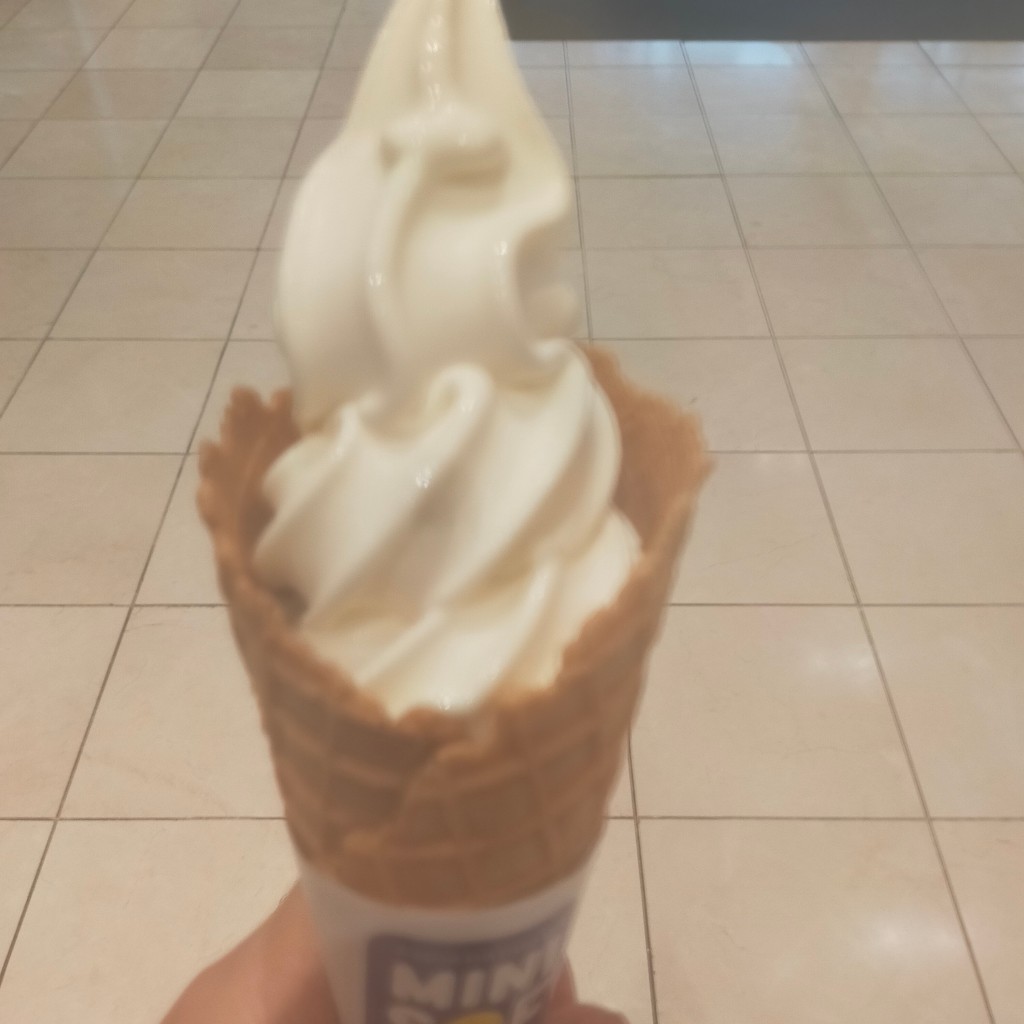 ユーザーが投稿した北海道ソフトクリームの写真 - 実際訪問したユーザーが直接撮影して投稿した溝口アイスクリームMINISOF マルイファミリー溝口店の写真