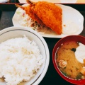 アジフライ定食 - 実際訪問したユーザーが直接撮影して投稿した魚介 / 海鮮料理串揚げ角打ち しらすくじらの写真のメニュー情報