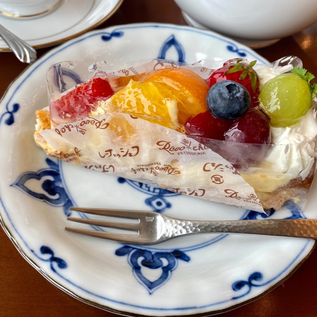 ユーザーが投稿したケーキセットの写真 - 実際訪問したユーザーが直接撮影して投稿した有野町有野喫茶店ルシェッロの写真